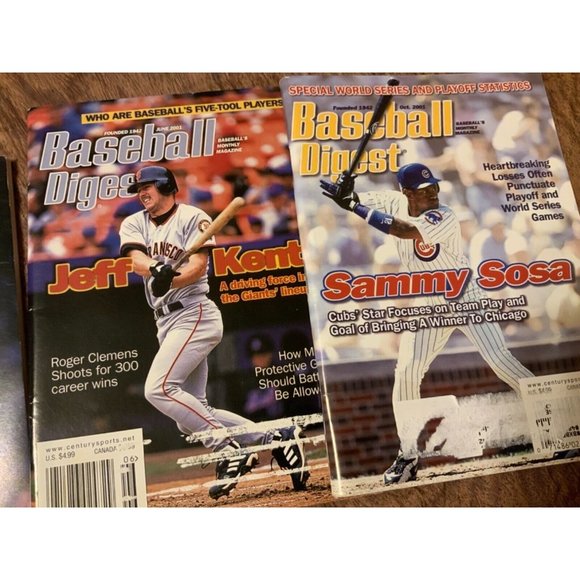 Baseball Digest 2001 Back Issues  (8 magazines) - Picture 2 of 5